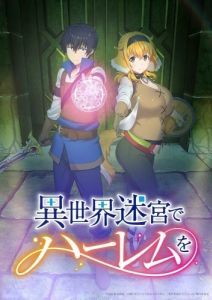 Постер Гарем рабов в лабиринте другого мира (Isekai Meikyuu de Harem wo)