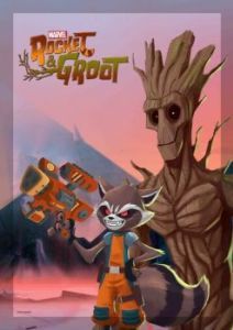 Постер Ракета и Грут (Rocket & Groot)