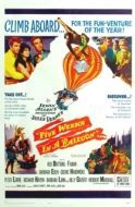 Постер Пять недель на воздушном шаре (1962)