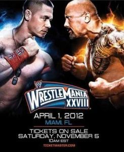 Постер РестлМания 28 (WrestleMania XXVIII)