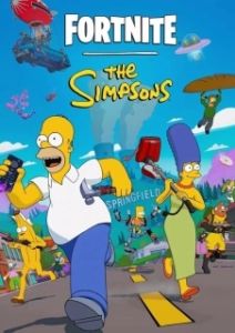 Постер Симпсоны в Фортнайт (Fortnite x the Simpsons)
