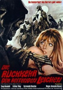 Постер Слепые мертвецы 2: Возвращение слепых мертвецов (El ataque de los muertos sin ojos)